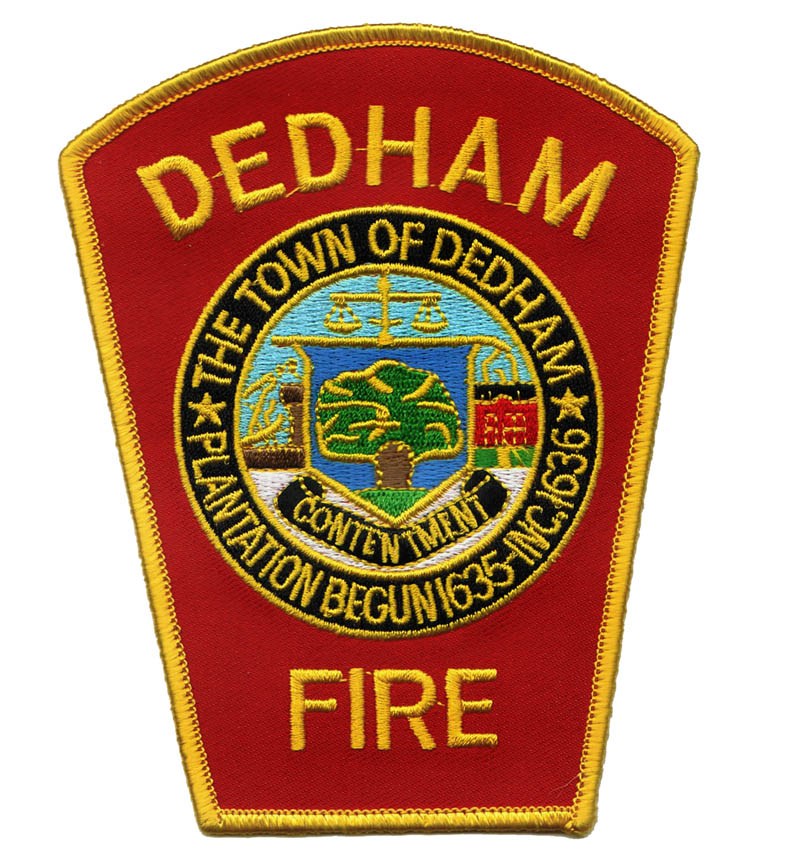 Dedham Fire Department Patch